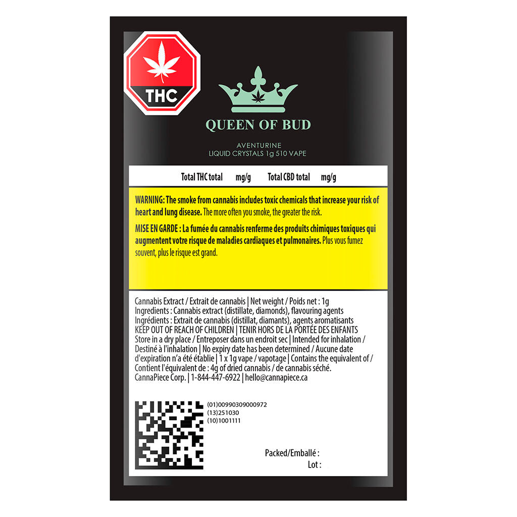 Aventurine Liquid Crystals 510 Thread Cartridge - 