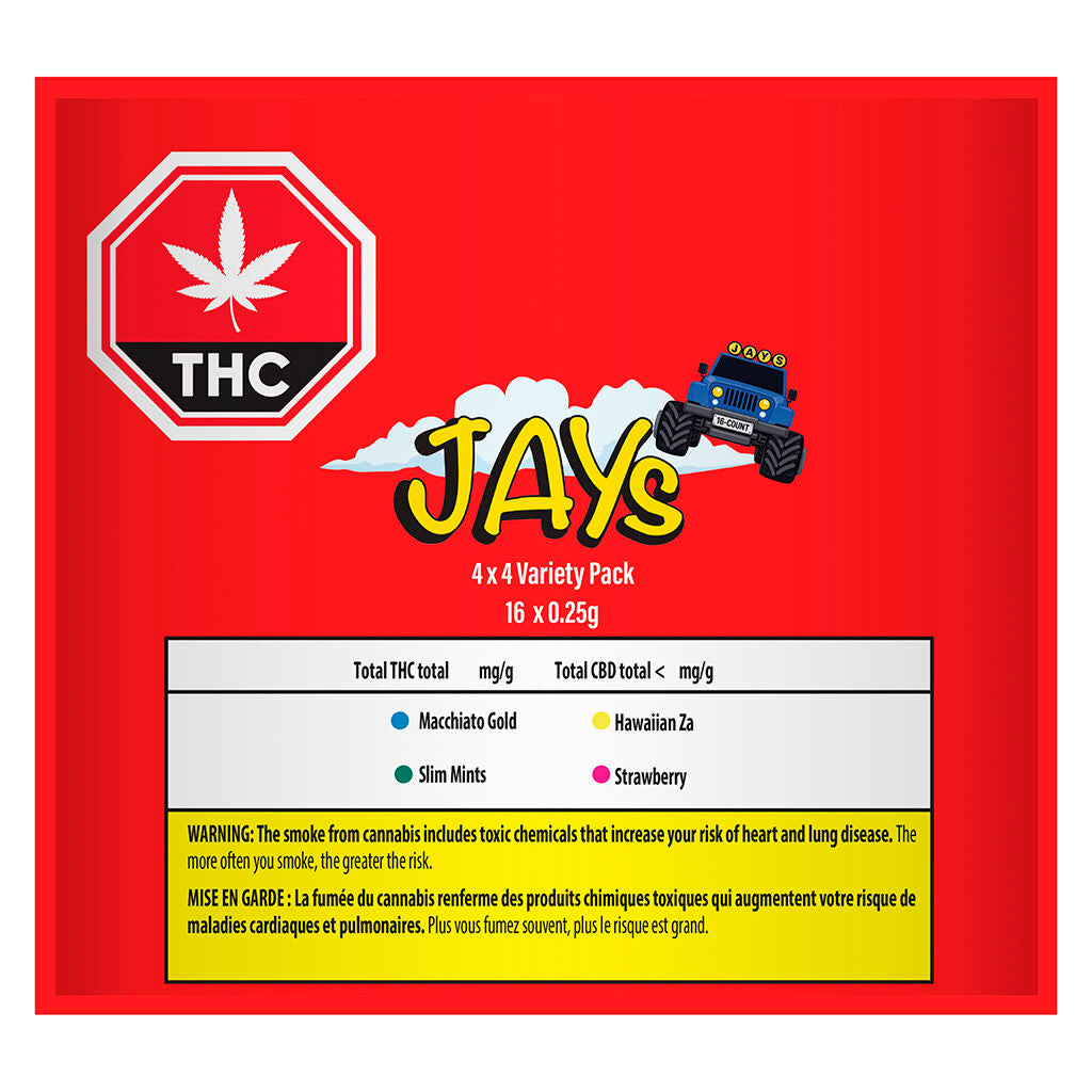 4x4 Infused Pre-Roll Variety Pack - 