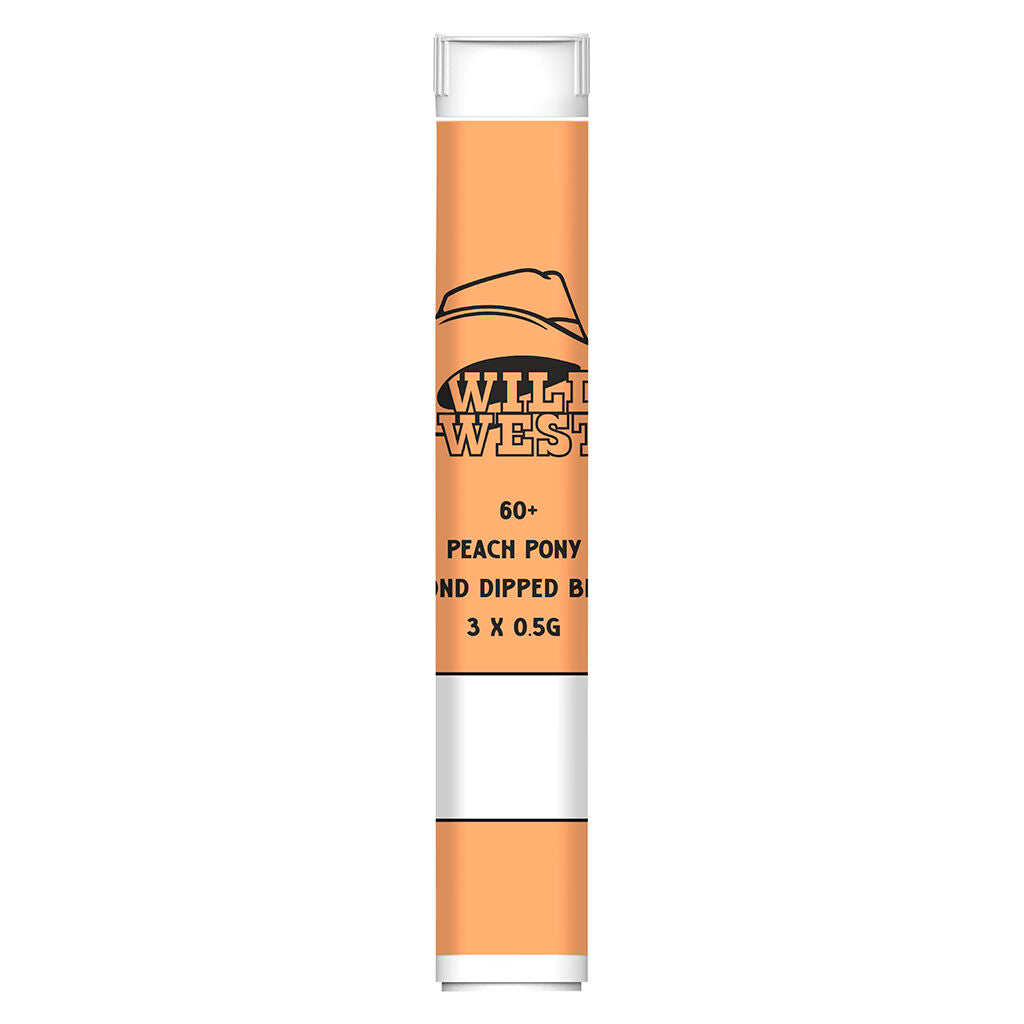 60+ Peach Pony Diamond Dipped Blunts - 