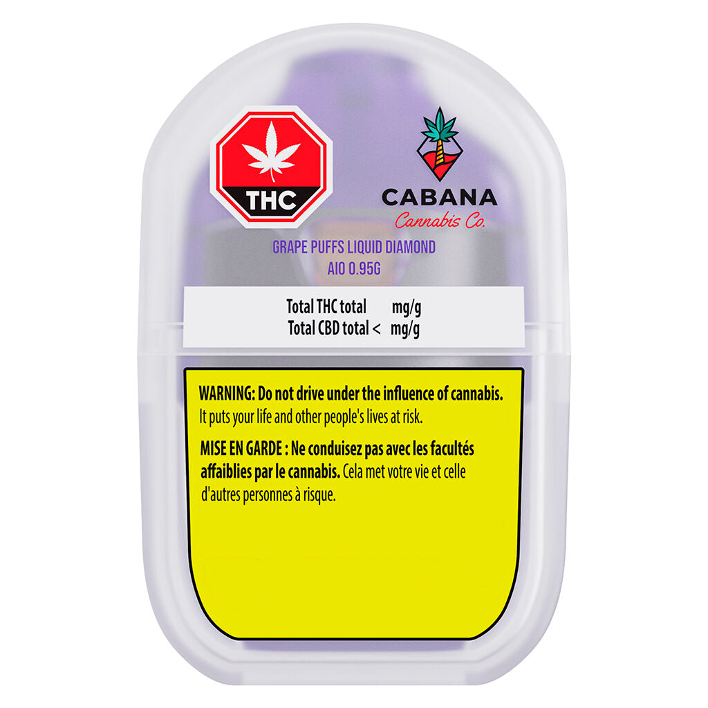 Grape Puffs Liquid Diamond AIO - 