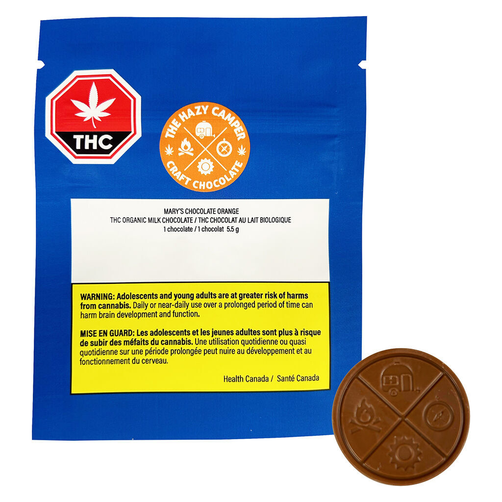 Mary's Chocolate Orange THC Organic Milk Chocolate - 