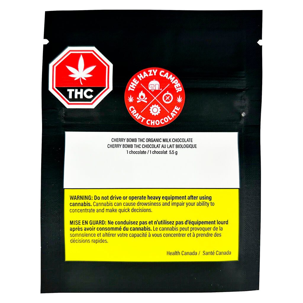 Cherry Bomb THC Organic Milk Chocolate - 