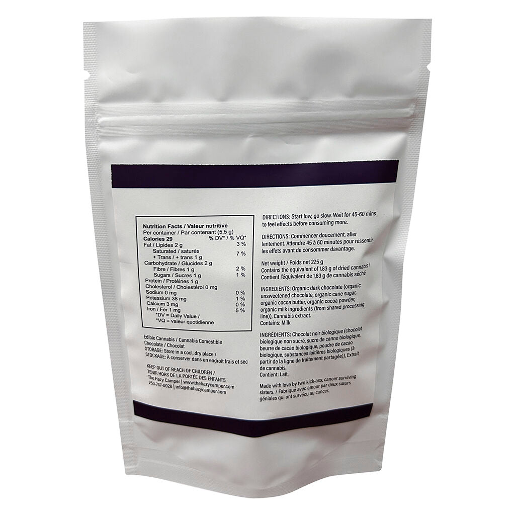 Simply Dark Organic Chocolate THC - 