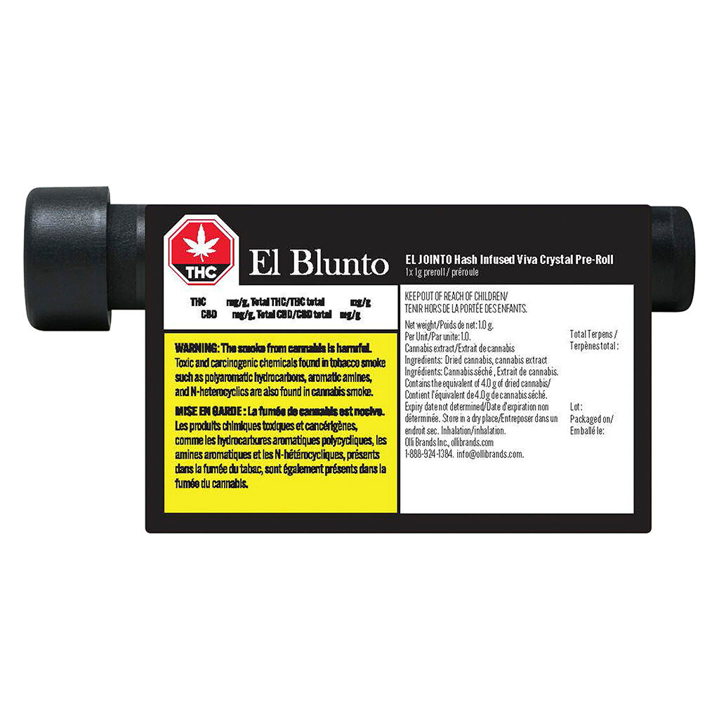 El Jointo Hash Infused Viva Crystal Pre-Roll