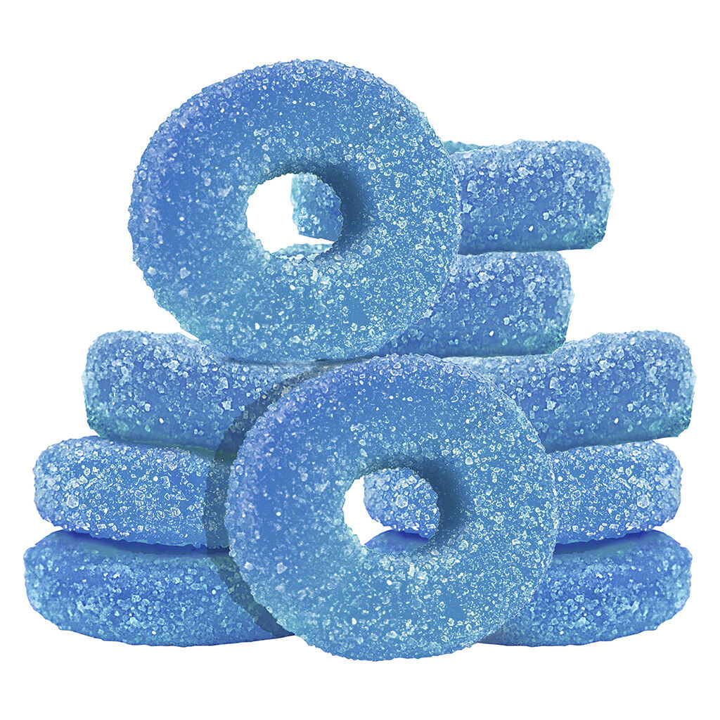 100 THC Multipack Blue Raspberry Gummies - 