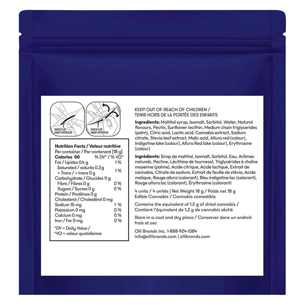 Berry Best Night CBN:CBD:THC Gummies - 