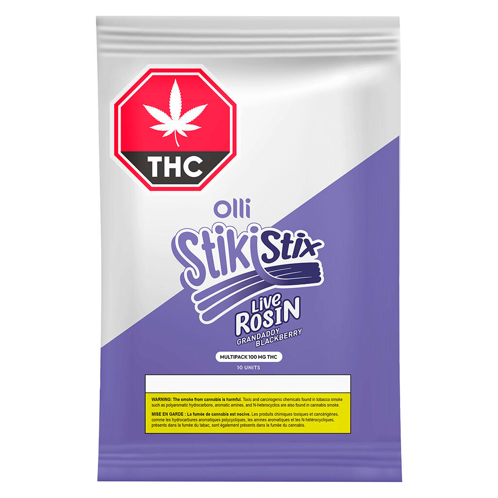 100 THC Multipack Live Rosin Grandaddy Blackberry - 