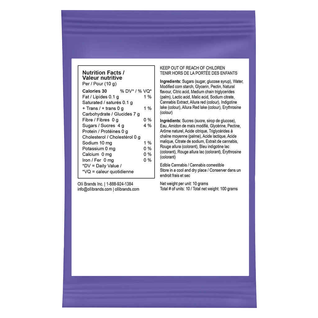 100 THC Multipack Live Rosin Grandaddy Blackberry