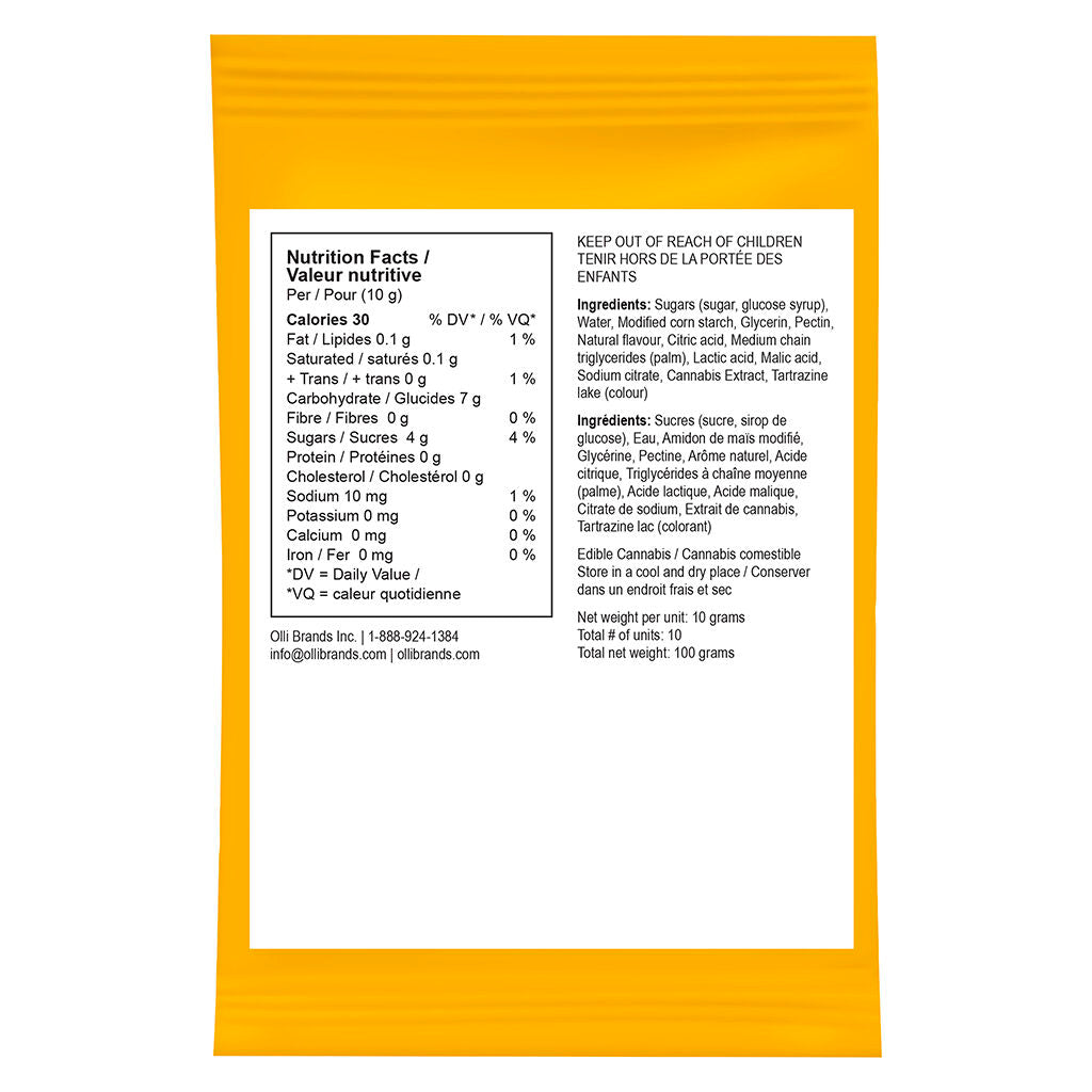 100 THC Multipack Live Rosin Sour Mango Haze - 