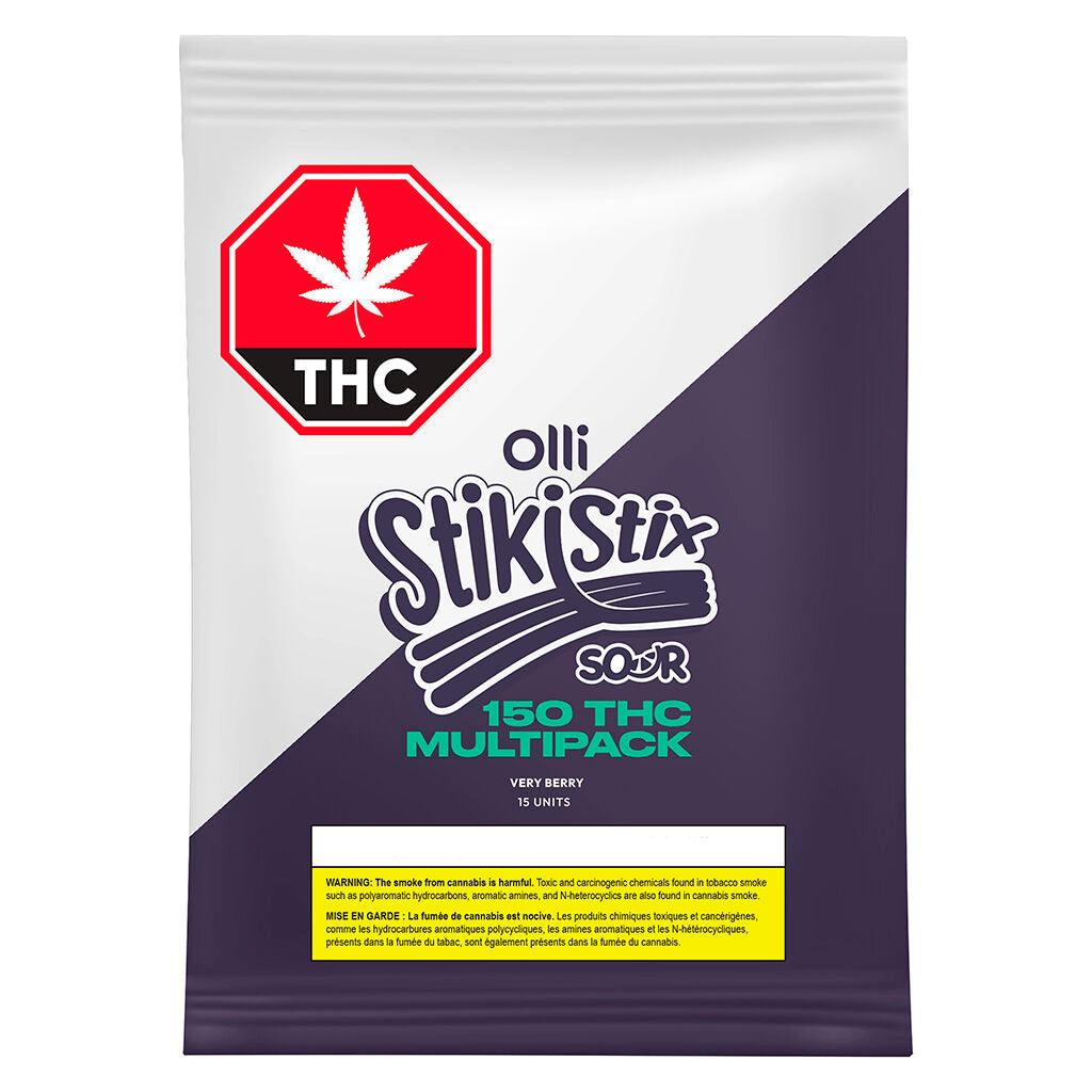 Emballage multiple de 150 gélifiés Very Berry au THC