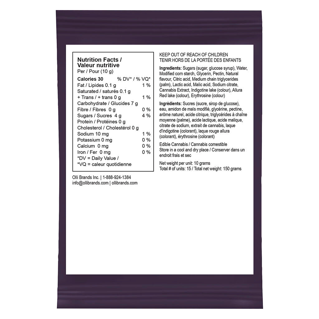 150 THC Multipack Very Berry Gummies - 