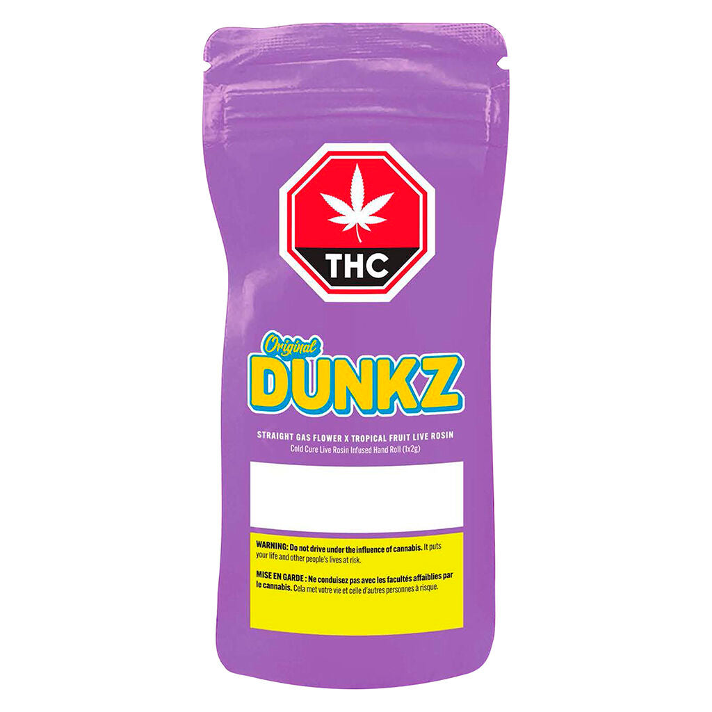 STRAIGHT GAS FLOWER X TROPICAL FRUIT LIVE ROSIN HAND ROLL - 