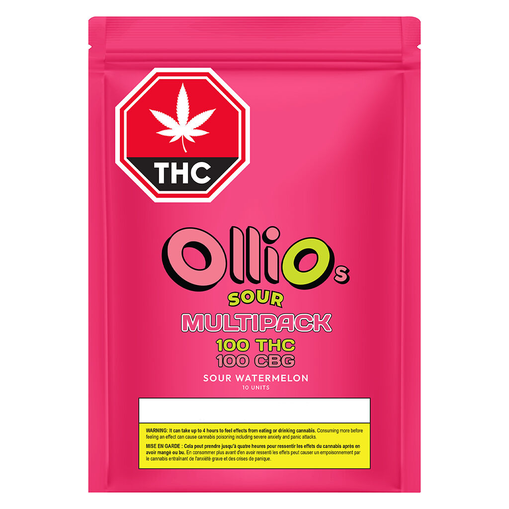 100 CBG 100 THC Multipack Sour Watermelon - 