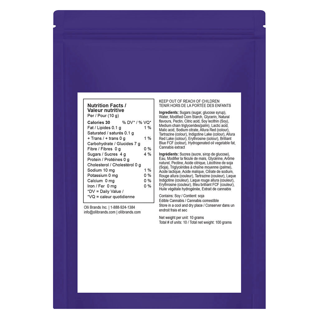 300 CBN 100 THC Multipack Sour Berry Dreamy Limeade - 