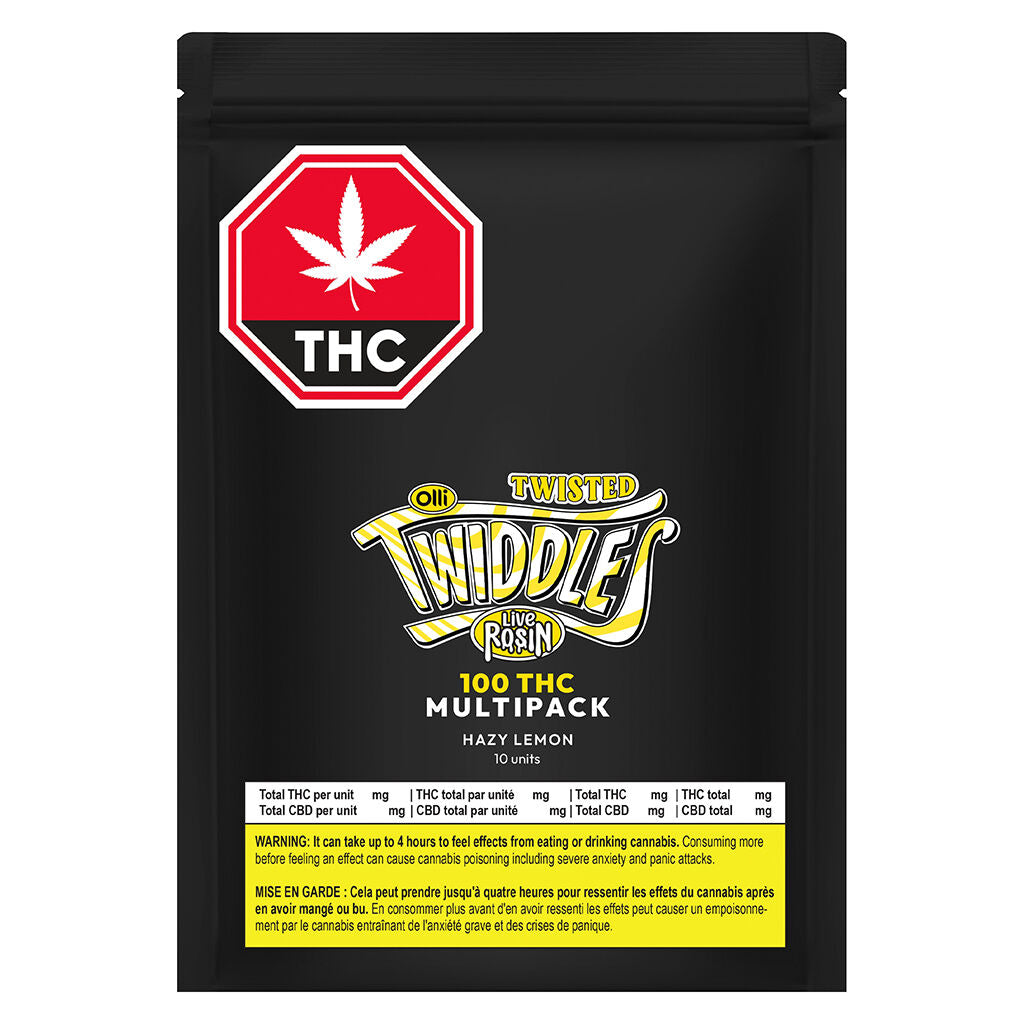 100 THC Multipack Live Rosin Twisted Hazy Lemon