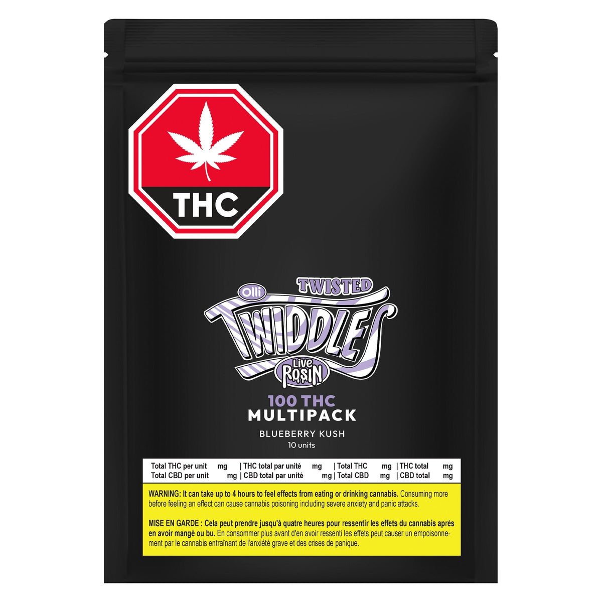 100 THC Multipack Live Rosin Twisted Blueberry Kush
