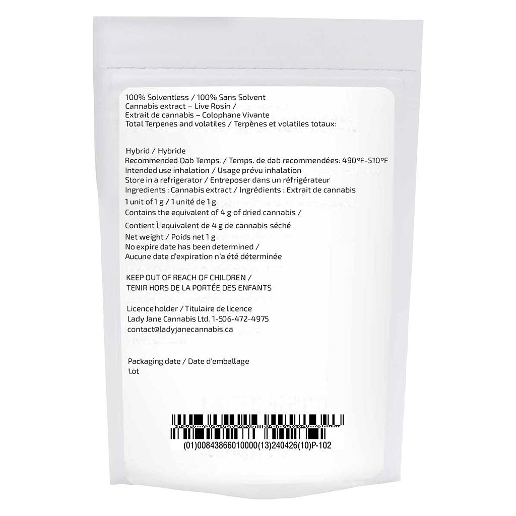 Signature Live Rosin Grease Bucket 73µ-159µ - 