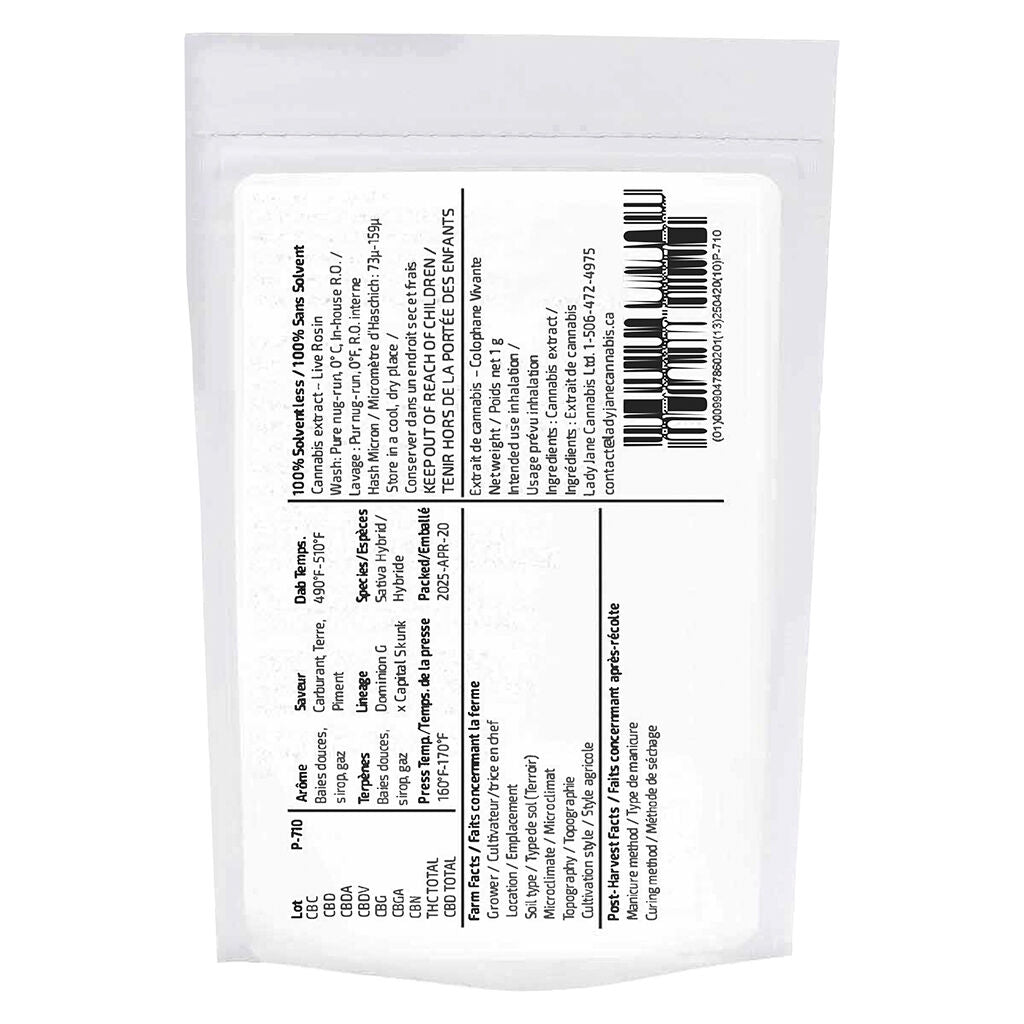Live Rosin Seasonal Exotics Pack 73µ-159µ