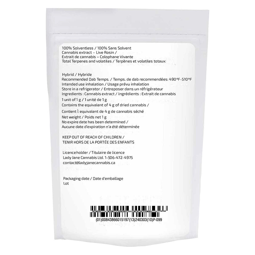 Signature Live Rosin Juicy Drip 73µ-159µ - 