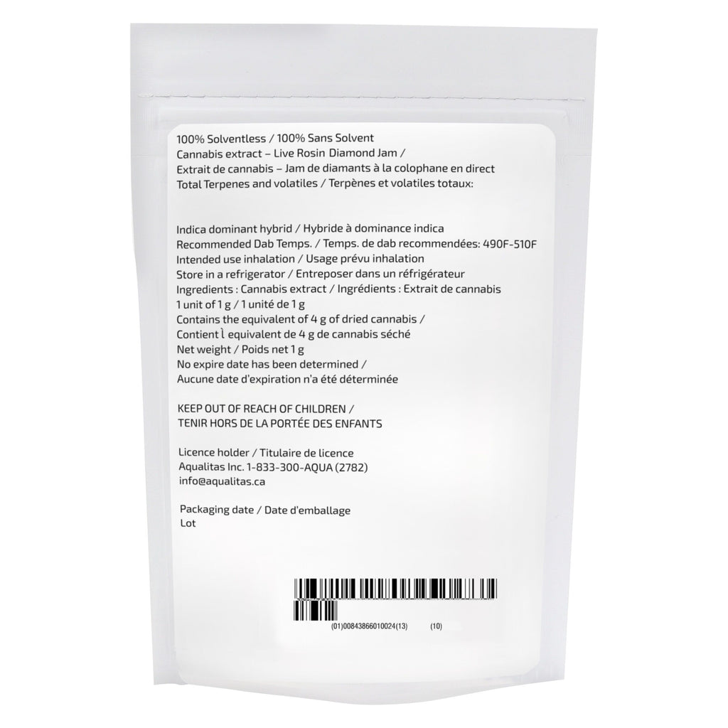 Live Rosin Diamond Jam 73µ-159µ - 