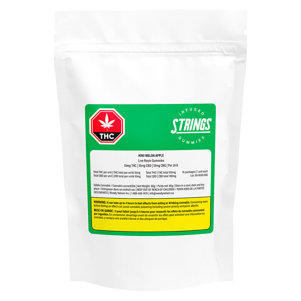 Kiwi Melon Apple 1:1:1 Live Rosin Gummies - 