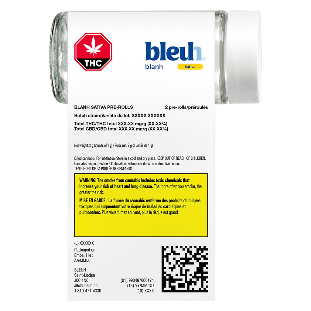 Préroulé Blanh Sativa