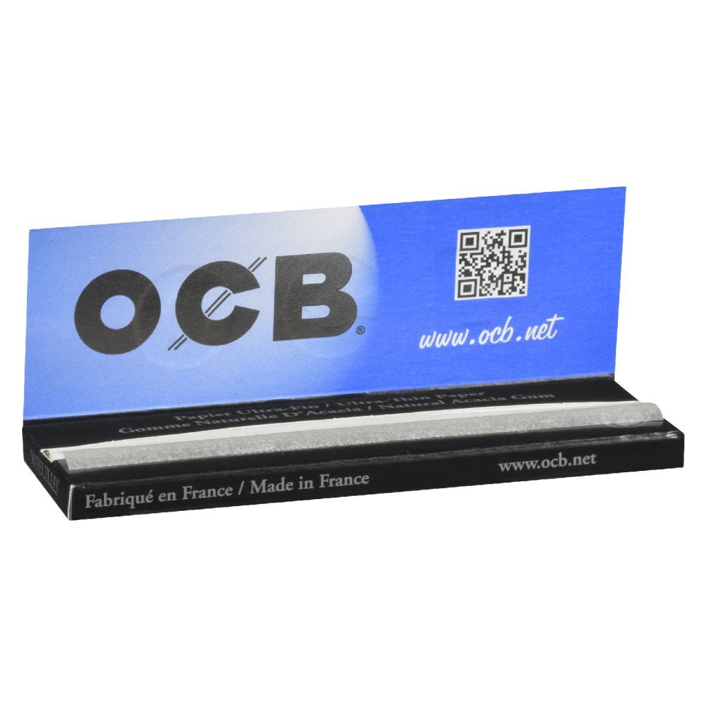 Premium Black 1 1/4 Rolling Papers - 