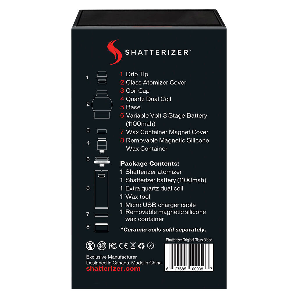 Shatterizer Glass Top Concentrate Vaporizer - 