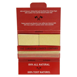 Photo Woods Unbleached Pure Wood Rolling Papers with Tips
