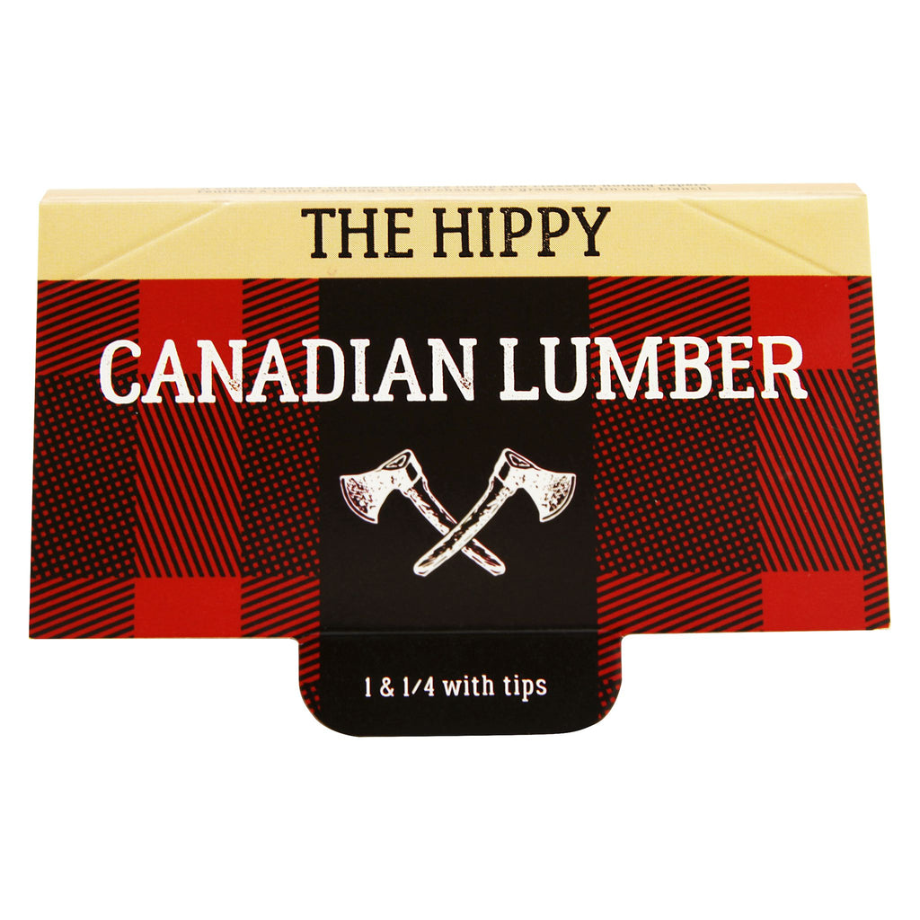 Hippy Unbleached Hemp & Flax Rolling Papers with Tips - 