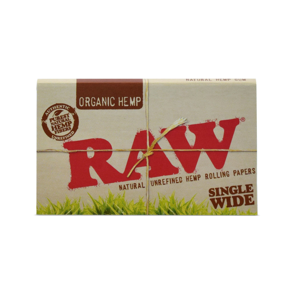 Organic Hemp Rolling Papers Single Wide Double Window - 