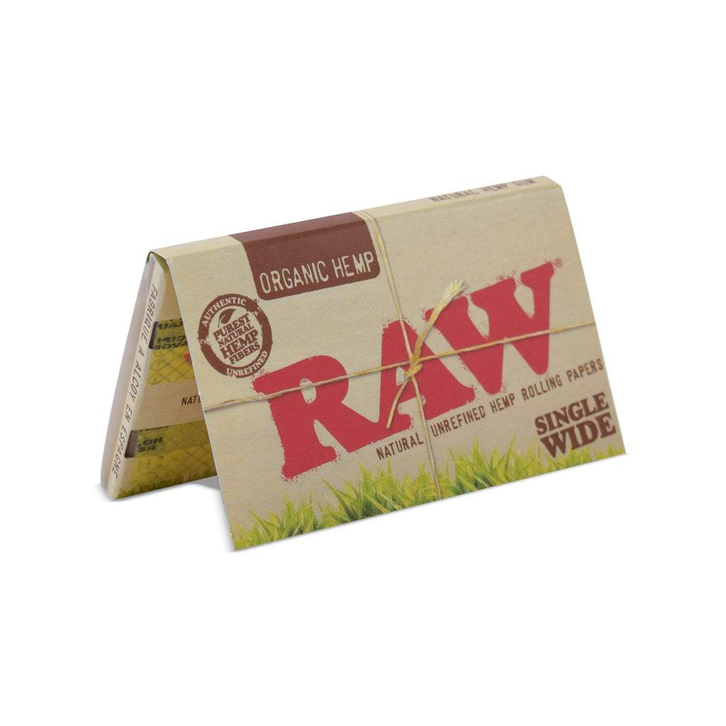 Organic Hemp Rolling Papers Single Wide Double Window - 