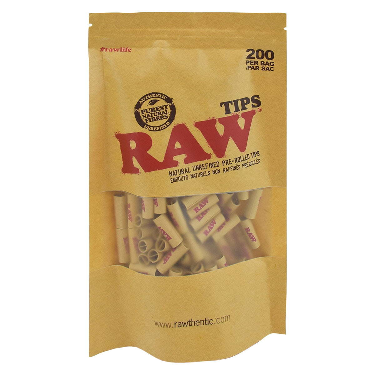 Natural Unrefined Pre-Rolled Tips
