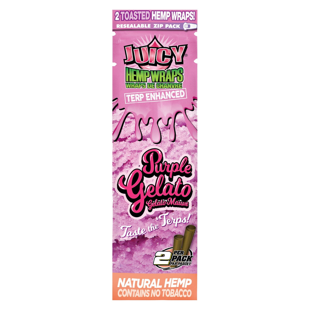 Terp-Enhanced Purple Gelato Hemp Wraps - 