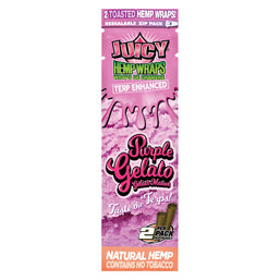 Photo Terp-Enhanced Purple Gelato Hemp Wraps