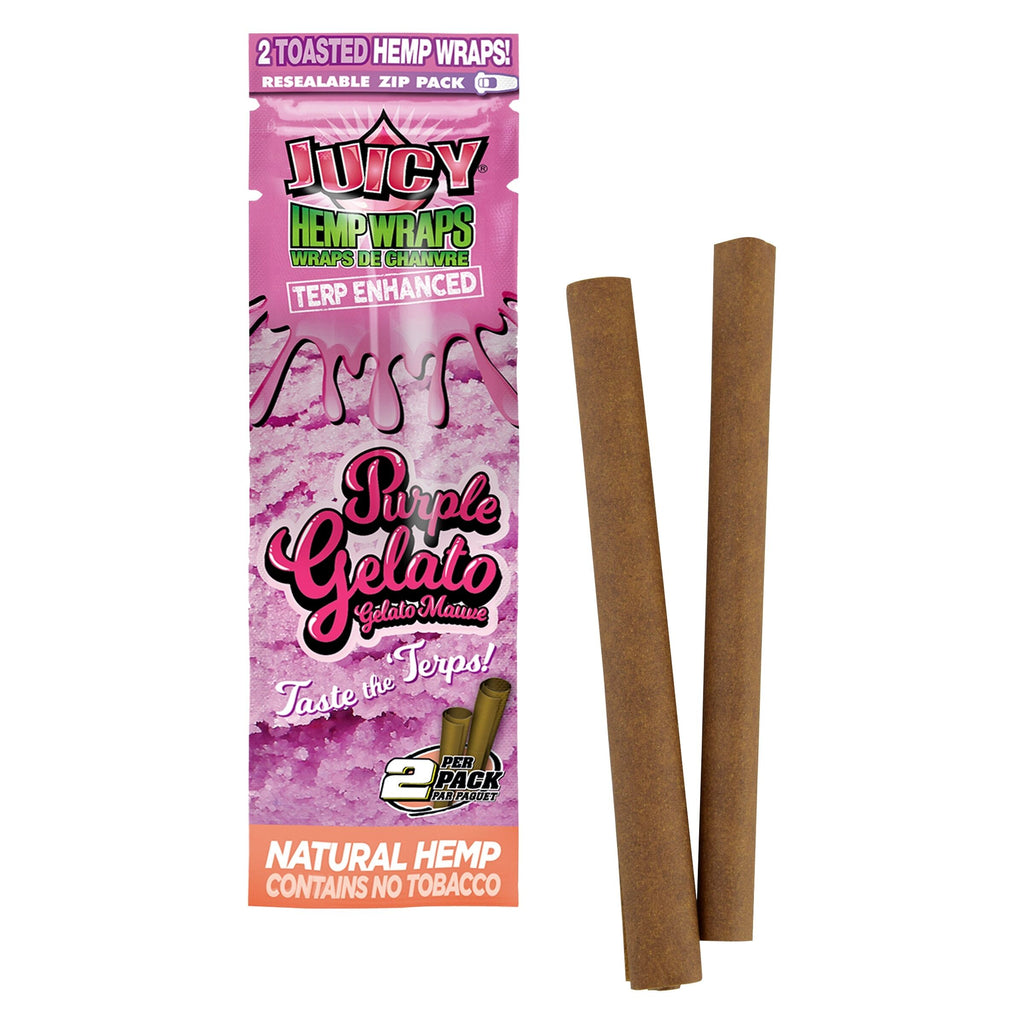Terp-Enhanced Purple Gelato Hemp Wraps - 