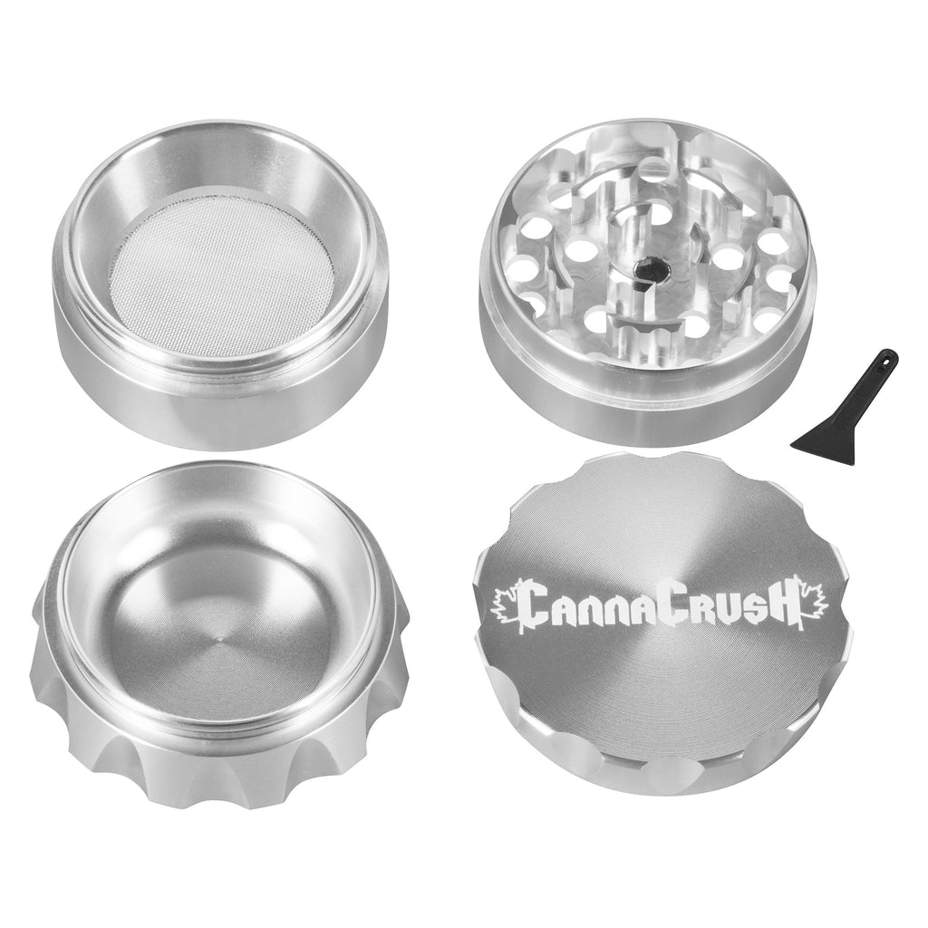 4-Piece Grooved Grinder - 