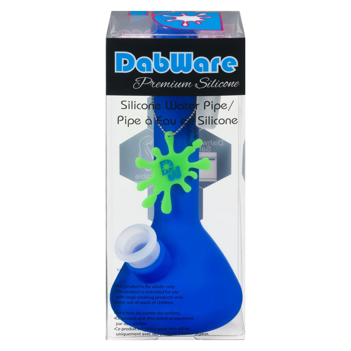 Bong en silicone durci au platine de style bécher