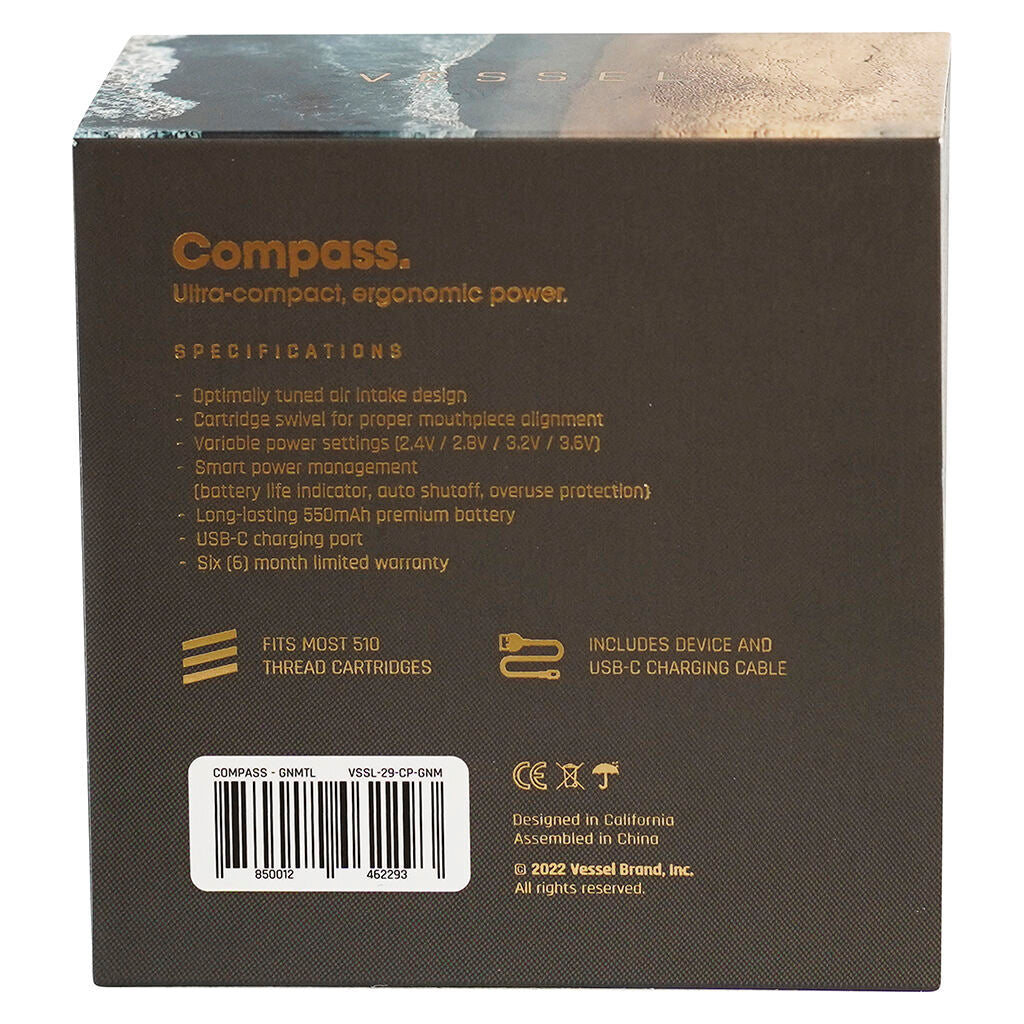 Compass 510 Thread Vape Battery