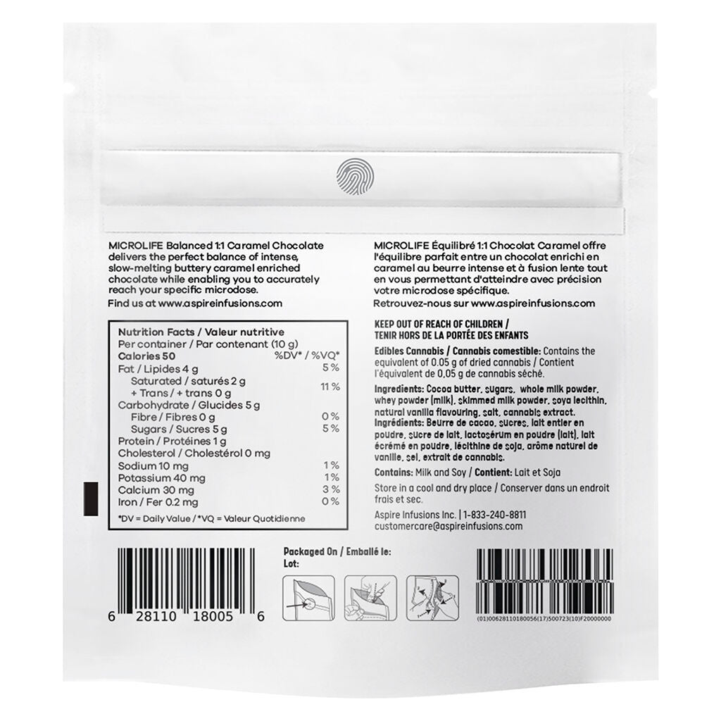 MICROLIFE Balanced 1:1 Caramel Chocolate