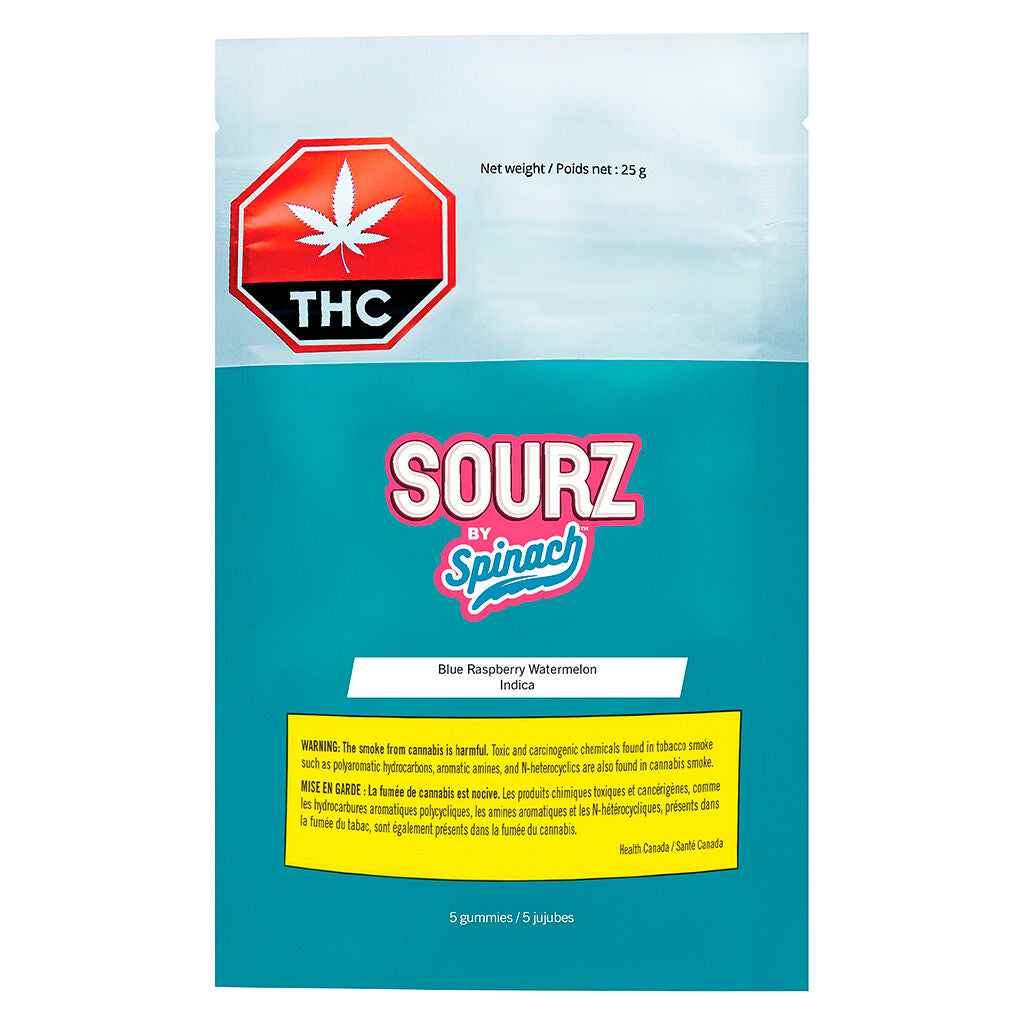 SOURZ by Spinach - Blue Raspberry Watermelon Indica - 